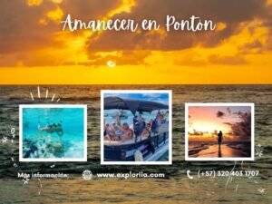 Amanecer en Pontón en San Andréscon Exploria 01 Amanecer en Pontón San Andrés – Acuario y Haynes Cay