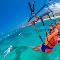 Parasail en San Andrés con Exploria 11 Combo Parasail + Buceo en San Andrés