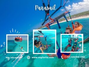 Parasail en San Andrés con Exploria Parasail en San Andrés Islas