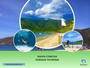 Bahía Concha en Santa Marta con Exploria 18 Bahía Concha Parque Tayrona en Santa Marta