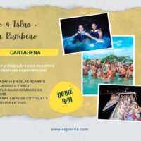 Combo Excursión 4 Islas + Bahía Rumbero en Cartagena con Exploria 1 Combo 4 Islas + Bahía Rumbero en Cartagena
