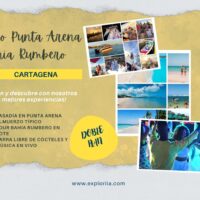 Combo Punta arena + Tour Bahía Rumbero con Exploria Combo Punta Arena + Bahía Rumbero Cartagena
