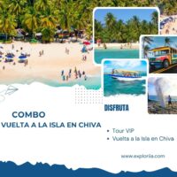 Combo Tour VIP + Vuelta a la Isla en Chiva San Andrés con Exploria 2 Combo Tour VIP + Vuelta a la Isla en Chiva San Andrés