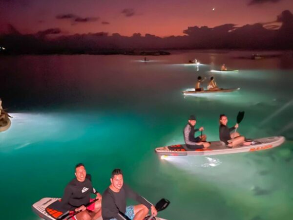 Tour Paddle Board Nocturno en San Andrés
