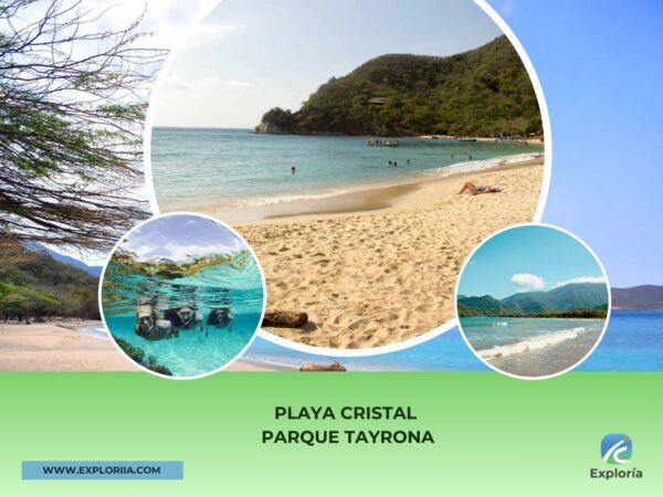 Playa Cristal Parque Tayrona en Santa Marta