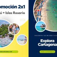 Promo 2x1 Barú + Islas Rosario Cartagena con Exploria x1 Promoción 2x1 Barú + Islas Rosario